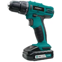 Furadeira Parafusadeira Sem Fio Xion XI-TOOL20 2 Baterias 220V - Turquesa
