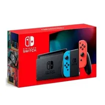 Nintendo Consola Switch Had s Kabah JPN Bivolt 32GB Neon Azul Rojo