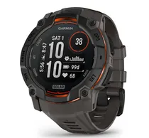 Garmin Relógio Instinct 3 50MM Solar Preto/Borda Laranja 010-02935-00