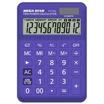 Calculadora Megastar DS2780A 12 Dígitos - Blue