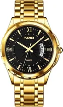Relogio Skmei 9069 GDWT Gold/Black - Masculino