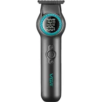 Aparador / Cortador de Cabelo Voyager VGR V-990 / 8000RPM / Recarregavel - Preto/ Verde