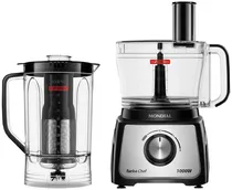 Multiprocessador Mondial MPN-01-B Turbo Chef 5 Em 1 1000W 110V/60HZ - Preto