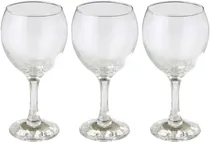 Outlet Jogo de 3 Taças de Vidro Lav Empire Wine EMP568 340ML