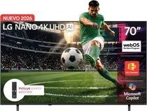 TV Smart 70" LG 70NU850B Nano 4K Uhd/Ai Webos/BT/Black 1GTA.PY