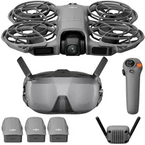 Drone Dji Neo 2 Motion FLY More Combo  Anatel 4K com GPS - Cinza