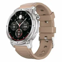 Relogio FTX R20-Svbe 57MM Andr/ Ios/ BT/ Prata/ Bege
