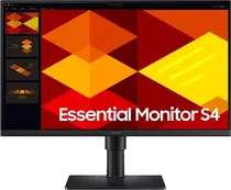 Monitor Samsung 24.0" Essential Monitor S4 LS24D402GANXGO 5MS/ 100HZ/ FHD/ HDMI/ USB/ DP
