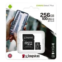 Cartao Micro SD 256GB Kingston Canvas Plus SDCS2