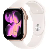 Apple Watch Series 11 MEV64LW/A 46MM GPS - Rose Gold Aluminum/Light Blush Sport Band
