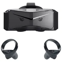 Lente de Realidade Virtual Pimax Crystal Light para PCVR - Preto (PVH00010174) + Fones de Ouvido + Controles