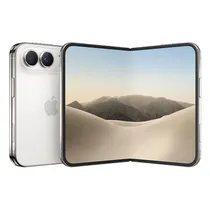 Apple iPhone Duo 512GB / Tela Super Retina XDR Oled Dobrável de 7,6" + 5,4" / Câmera Dual Fusion 48+48MP / Câmera Frontal Center Stage 12MP / Chip A20 Pro / Ios 27 - White