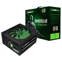 Fonte 1050W Gamemax GM-1050 80P Silver Semi-Mod Preto
