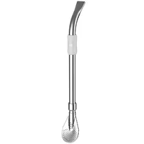 Bomba Stanley The Ideal Mate Straw - Prata/Branco