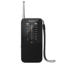 Rádio Portátil Philips TAR-1509 - AM/FM - Aux - AAA - Preto