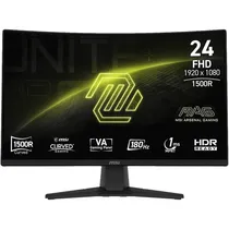 Monitor Gamer MSI Mag 242C - Full HD - 180 HZ - Displayport/HDMI - Curvo 1500R - 24"