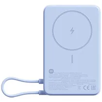 Carregador Portátil Xiaomi Magnetic WPB1007Z 10000MAH / USB-C - Azul (BHR08PCGL)