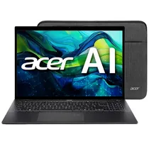 Notebook Acer Swift 16 Ai SF16-51T-76TG, Intel Ultra 7 256V 2.20GHZ, 16GB Ram, 1TB SSD, Tela 16" Touch Oled 2.8K 120HZ, Ice Preto, Windows 11 Home, Inglês + Capa