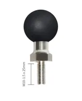 Vinmounts Mount Base M10-1.5 X 25MM Threaded Stud Motocycle Phone For 360 Action Camera