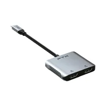 Adaptador FTX FTX-CM2H4K-Ag USB-C - 2 HDMI