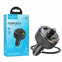 Transmissor de Rádio Hoco E82 PD30W+QC30+2USB - Preto