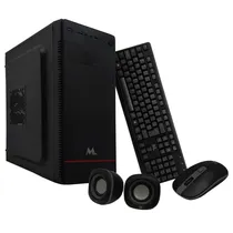 Gabinete Mtek Kit Barebone DK04 180W Con Mouse, Speaker Y Teclado Portugués