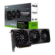 Placa de Vídeo Asus Geforce RTX5060TI Prime, 8GB GDDR7, 128BITS, 1X HDMI 3X Displayport, 90YV0MP0-MVAA00 GDDR7 PRIME-RTX5060TI -08G, Preto