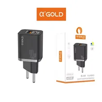 A´Gold CA45-5 Cargador + Cable USB-C/C 25W White