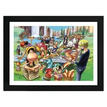 Abystyle Poster One Piece Framed Print Hot Dog Party 42041