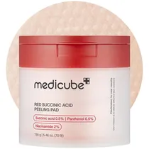 Almofada de Hidratação Facial Medicube Red Succinic Acid Peeling Pad - 155GR