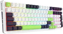 Teclado Gamer Redragon Eisa Max K686WBG RGB Wired White