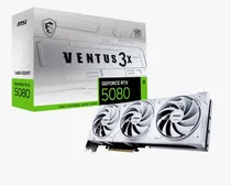 Placa de Vídeo 16GB MSI Geforce RTX 5080 Ventus 3X Oc White 912-V531-202