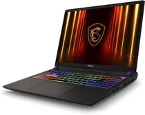 Notebook MSI Vector A2XWIG-400US Ultra 9-275HX/ 16GBD5/ 1TBSSD/ 16"/ QHD+/ 240HZ/ RTX5080 16G/ W11/ Ing/ GR