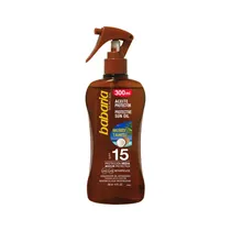 Aceite Protector Babaria Sun Oil With Monoi Tahiti SPF15 300ML