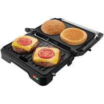 Grill Mondial Master Press Duo PG-01-180 - 3 Em 1 - 1000W - 110V/60HZ - Preto e Plata