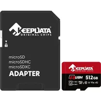 Cartão de Memória Keepdata Rush KDMSDCV3A2/512 512GB
