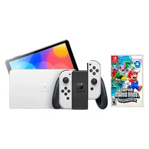Consola Nintendo Switch Oled Super Mario Bros. Wonder Bundle 64GB - Branco