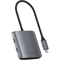 Satechi Acs Informatica Hub ST-UC4PHM USB-C Aluminum 4-Port Metal 10.8 CM X 4.2 CM X 1.3 CM s/C