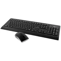 Kit Mouse e Teclado Klip Xtreme Inspire KCK-265E - 1600 Dpi - Inglês - Preto