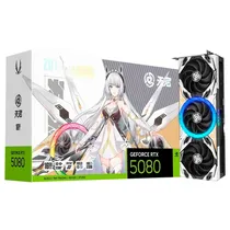 Placa de Vídeo Zotac Geforce RTX5080 Zotac Gaming Apocalypse Oc, 16 GDDR7, 256BITS, 1X HDMI 3X Displayport, ZT-B50800C-10P 288-1N774-100Z6, Branco