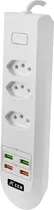 Filtro de Linha Keen KEC-01 3 Tomadas + 4 Portas USB - Branca