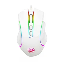 Mouse Gamer Redragon Griffin M607W USB / RGB - Branco