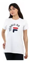 Fila Remera Court Club F10L143-100 Femenino (T) M White