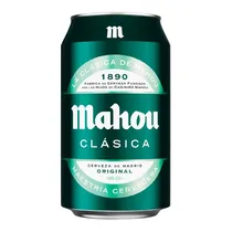 Cerveza Española Mahou 5 Estrellas 330ML Lata