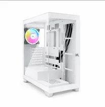 Gabinete MCG-DH80W 1FAN RGB White