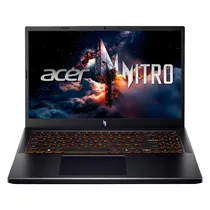 Notebook Gamer Acer Nitro V 15 Intel Core 5-210H RTX 4050 16GB Ram 512GB SSD Tela 15.6" Full HD Windows 11 Inglês Preto - ANV15-52-58P7