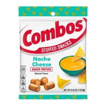 Salgadinho Pretzel Combos Sabor Nacho Cheese Pacote 178G