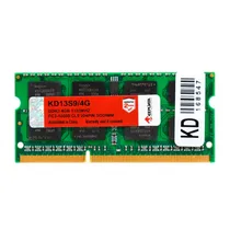 Memória para Notebook Keepdata, DDR3 4GB (1X4GB), 1333MHZ, So-DIMM, KD13S9/4G, Verde