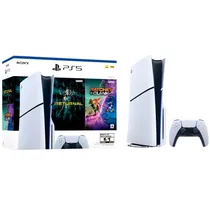 Console Sony Playstation 5 Standard Slim 1 TB - Branco + 2 Jogos (Returnal + Ratchet & Clank) (Tomada Argentina)