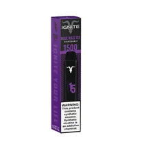 Vape Descartável Ignite V15 1500 Puffs Blue Razz Ice - 5% Nicotina 850 Mah